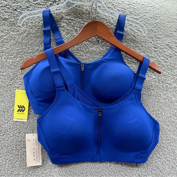 Target All In Motion Set of 2 High Support Zip-Front Sports Bra - Picture 1 of 10